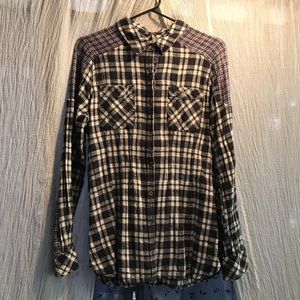 Free People Two tone Flannel